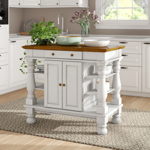 August Grove Collette Kitchen Island & Reviews Wayfair